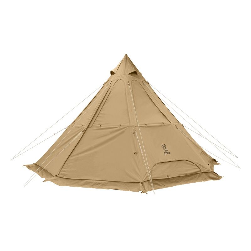 レンコンテント 2M　DOD タン　カーキ　新品　未使用 レンコンテント2】DODより幕中で焚き火ができるレンコンテントが