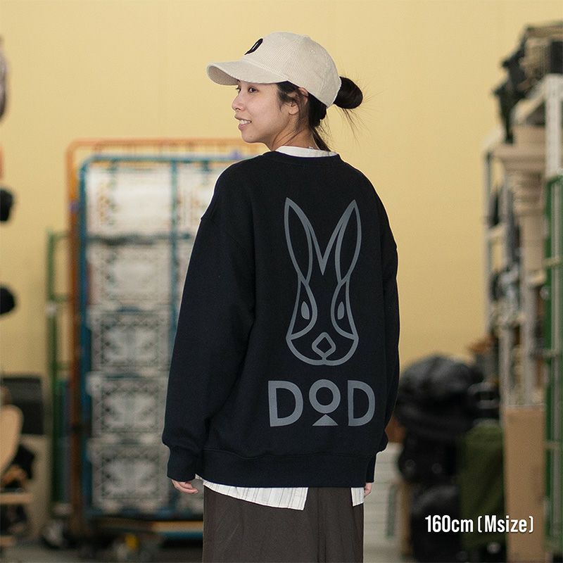 ウサギドドンスウェットBK | DOD STORE （ディーオーディー公式